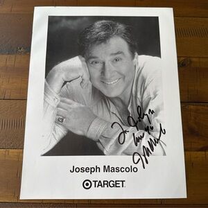 JOSEPH MASCOLO Stefano Soap Opera DAYS OF OUR LIVES Autograph Signed 8x10" photo